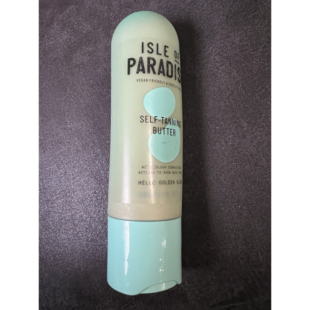 Isle of Paradise Self-Tanning Butter 200ml Light Green Vegan Cruelty-Free